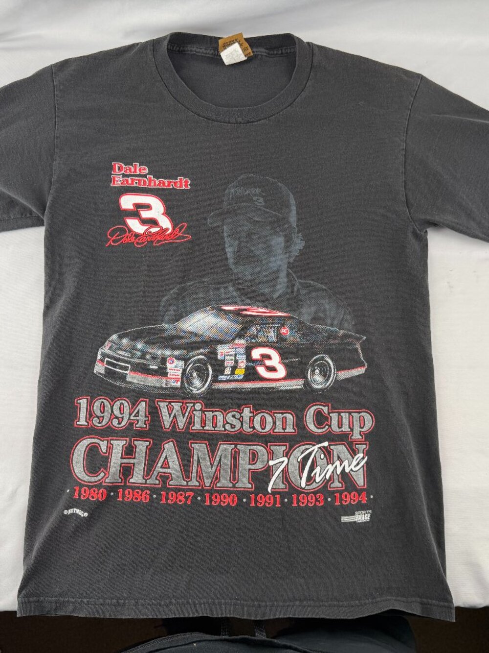 Vintage Nutmeg Dale Earnhardt 1994 Winston Cup Champion T-Shirt Men Medium